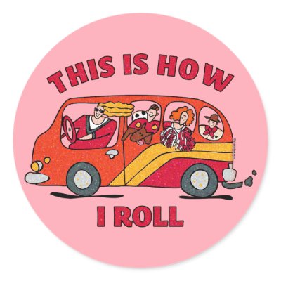 How I Roll Mom Minivan by pinkinkart