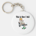 How I Roll Office Chair keychains
