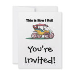 How I Roll (Old-fashioned Buggy/Car) Custom Invite