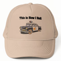 How I Roll (Police/Cop Car) Mesh Hat