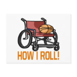 How I Roll Postcard