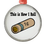 How I Roll Rolled Coins Christmas Tree Ornaments