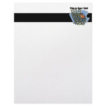 How I Roll (Roller Coaster) Letterhead Design