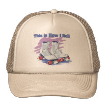How I Roll (Roller Skates) Mesh Hat