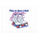 How I Roll (Roller Skates) Post Card