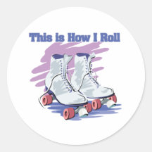 How I Roll (Roller Skates) Sticker
