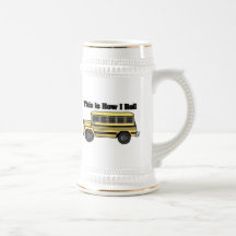 How I Roll (School Bus) Coffee Mugs