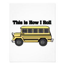 How I Roll (School Bus) Invite