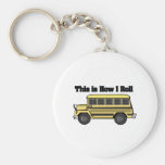 How I Roll (School Bus) keychains