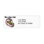 How I Roll Tape Return Address Label