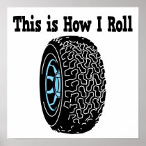 How I Roll Tire Print