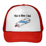 How I Roll Toothpaste Tube Hats