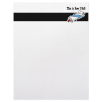 How I Roll Toothpaste Tube Letterhead Design