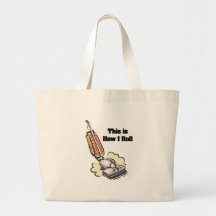 How I Roll (Vacuum Cleaner) Canvas Bag