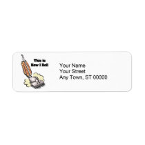 How I Roll (Vacuum Cleaner) Return Address Labels