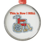 How I Roll (Wheelchair) Christmas Ornaments