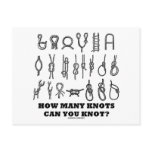 How Many Knots Can You Knot? Post Cards