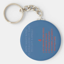 How Many Players to Cast a Spell Keychain