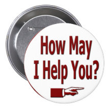 How May I Help You Button