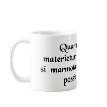 How much wood would a woodchuck chuck if..... mug
