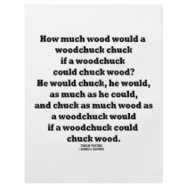 How Much Wood Would A Woodchuck Chuck Twister