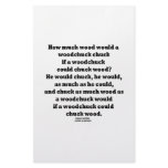 How Much Wood Would A Woodchuck Chuck Twister stationery