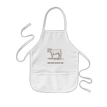 How Now Brown Cow Kid's Apron