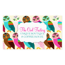 How Now Little Owl? Business Card Template