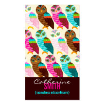 How Now Little Owl? Vertical Business Cards