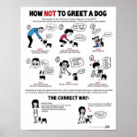How To Greet A Dog poster (11 x 14")