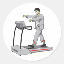 How to Keep a Zombie Busy Sticker