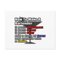 How to Make a Bartender