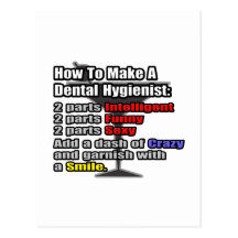 How To Make a Dental Hygienist Post Card