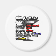 How To Make a Grandma Refrigerator Magnet