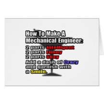 How To Make a Mechanical Engineer Greeting Card