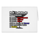 How To Make an Electrician Greeting Cards