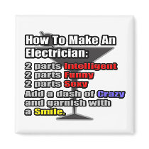 How To Make an Electrician Fridge Magnet
