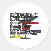How To Make an Electrician Sticker