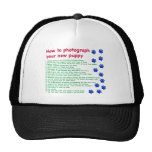 How to photograph your new puppy trucker hats