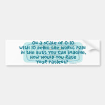 How would Nurses rate their Patient Bumper Stickers