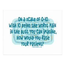 How would Nurses rate their Patient Post Card