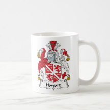 Howard Family Crest Coffee Mugs
