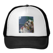 Howl at the moon trucker hats