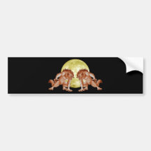 Howl of the Wolf Bumper Stickers