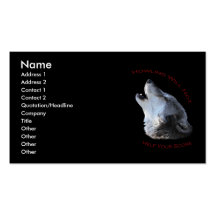 Howling...Score Business Cards