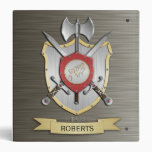 Howling Wolf Battle Crest Armor 3 Ring Binders