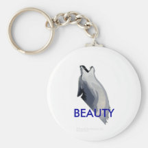 howling wolf, BEAUTY Key Chain