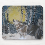 HOWLING WOLF mousepad