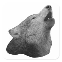 Howling Wolf - Stylized Image