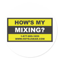 Hows My Mixing Sticker